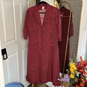 Smash & Tess Dress with Animal Print- Small